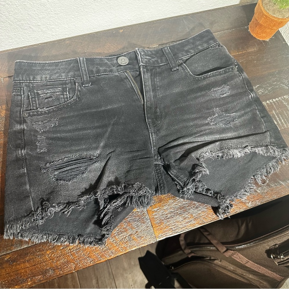 American Eagle Outfitters Black Jean Shorts